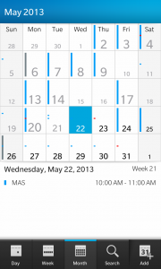 BlackBerry Calendar